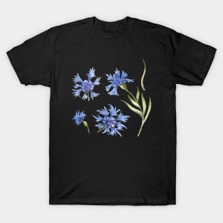 set of blue flowers_2 T-Shirt